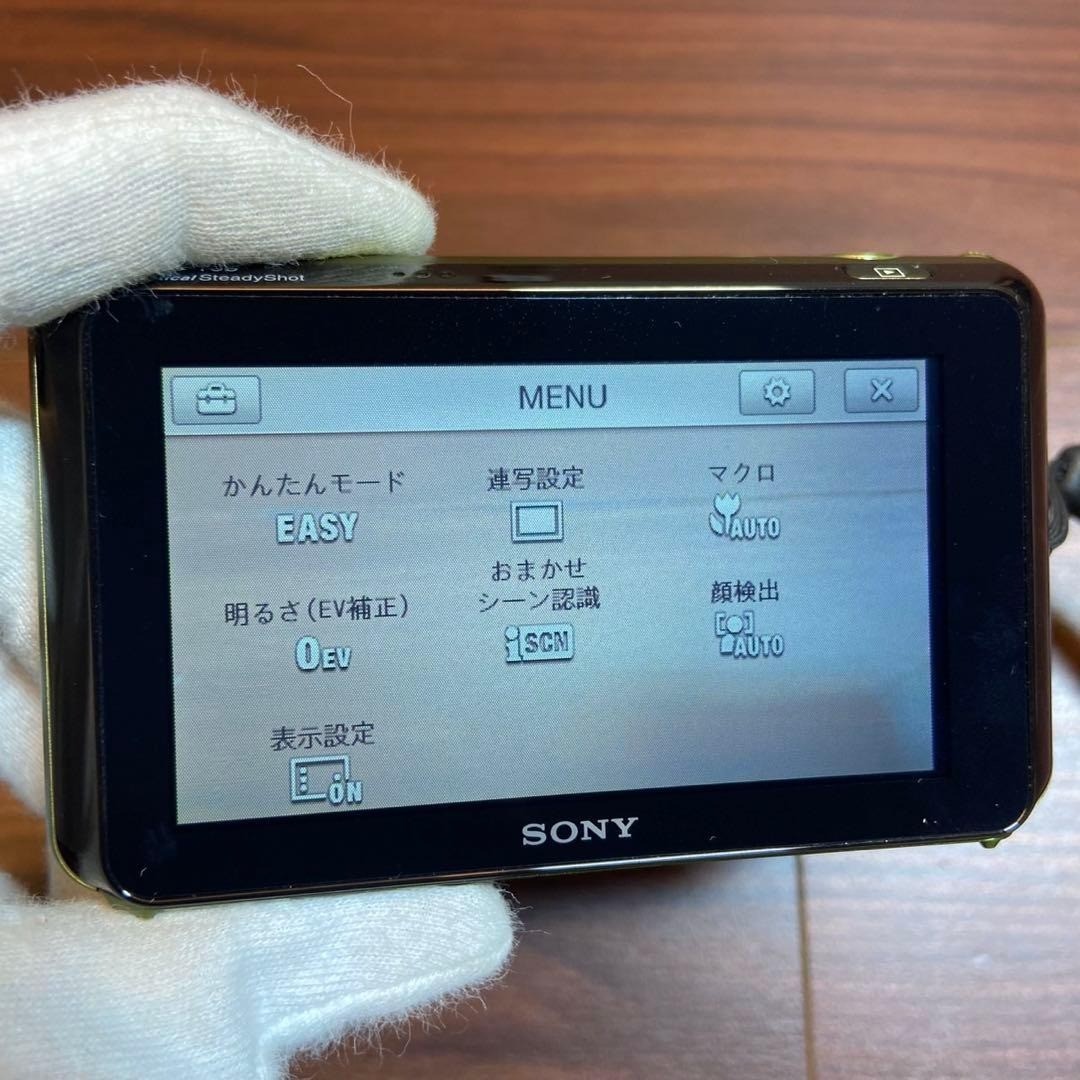 Sony Cyber-shot DSC-T77 10.1MP Digital Camera - Silver for sale