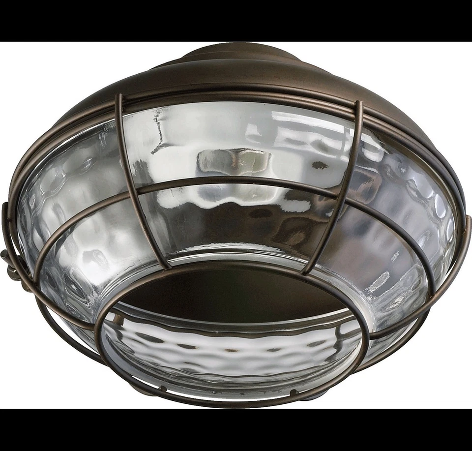 Quorum 1374-886 Hudson 9.75" Patio Light Kit in Oiled Bronze - Image 2 of 2