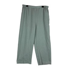 Easy Chic Pants Womens XLP Green Straight Leg...