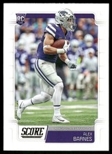 2019 Panini Score #386 Alex Barnes Rookie RC Kansas State football card. rookie card picture
