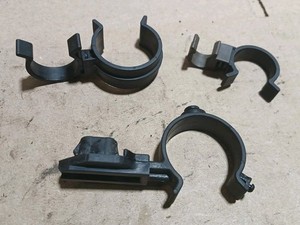 92-95 CIVIC EX D16Z6 radiator heater hose swivel clamp stay clip holder 3pc OEM