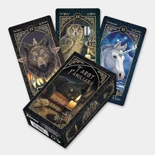 TAROT FAMILIARS by Lisa Parker Cats Horses Owls Animals Fournier 2020