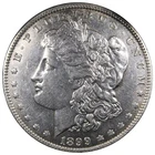 1899 Morgan Dollar AU+ ALMOST UNC Details Cleaned A3066