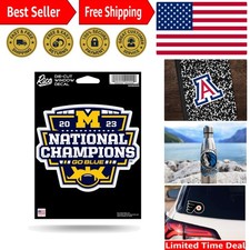 Reusable Michigan Wolverines Die Cut Decal - Ideal for Cars, Laptops, and More