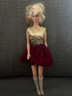 Mattel Vintage Blonde Barbie Doll With Her Clothing and Boots  1976 Barbie