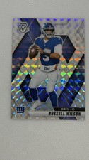 2025 Panini Mosaic Russell Wilson Silver Mosaic Prizm #14 New York Giants