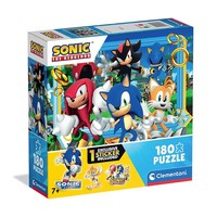 8005125297993 Cle Puzzle 180 Superkolor Superkolor Sonic 29799 Clementoni