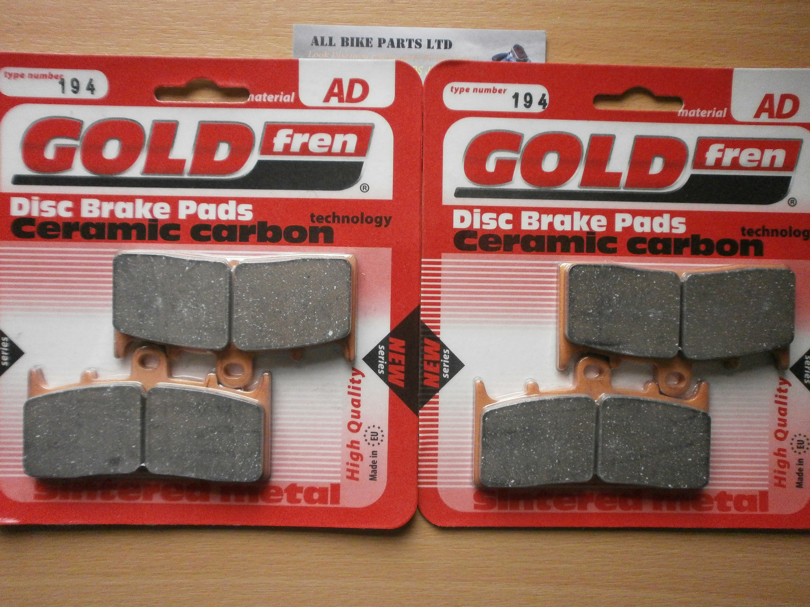 SINTERED FRONT BRAKE PADS (2x Sets) BMW K 1200 LT (20002009) K1200LT