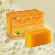 2Pcs Tumeric Soap Skin Whitening Dark Spots lightening Acne Brightening Turmeric