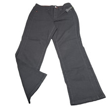 Peace Love World Women's Straight Leg Jeans Petite 10P Sz Black Pockets