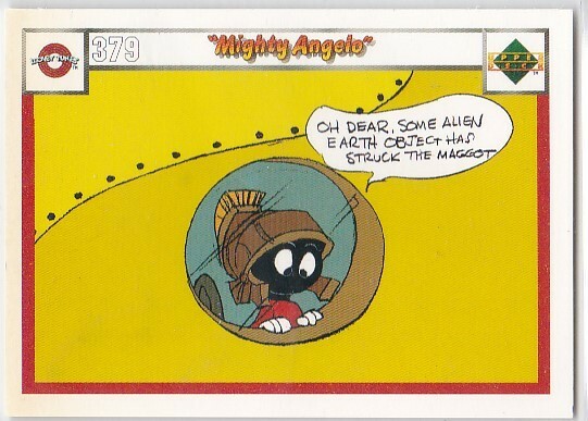 N) 1990 Upper Deck Looney Tunes Comic Ball Card #379/394 Mighty Angels
