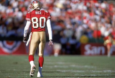 Football NFL Sports Images Jerry Rice from the back Photo - CL3217 | eBay