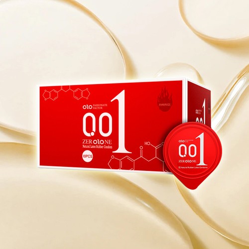 Ultra Thin Condoms For Men OLO Intimate Condom Natural Rubber Latex Penis Sleeve - Picture 9 of 11