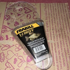 Frabill Fish Scales Fishing E-Z Check'r Crappie Gauge up to 12 Ines, Multicolor