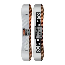Rome Agent All-Mountain Snowboard, 155cm Wide MY25
