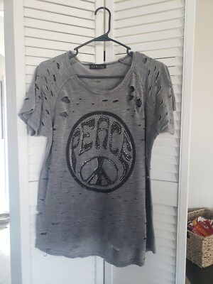 Cck Style Destroyed Tshirt Size S/36