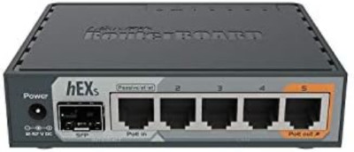 MikroTik hEX S Gigabit Ethernet Router with SFP Port (RB760iGS)