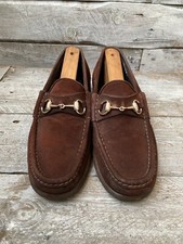 Gucci horsebit tomford era brown leather loafers sz 40 UK6