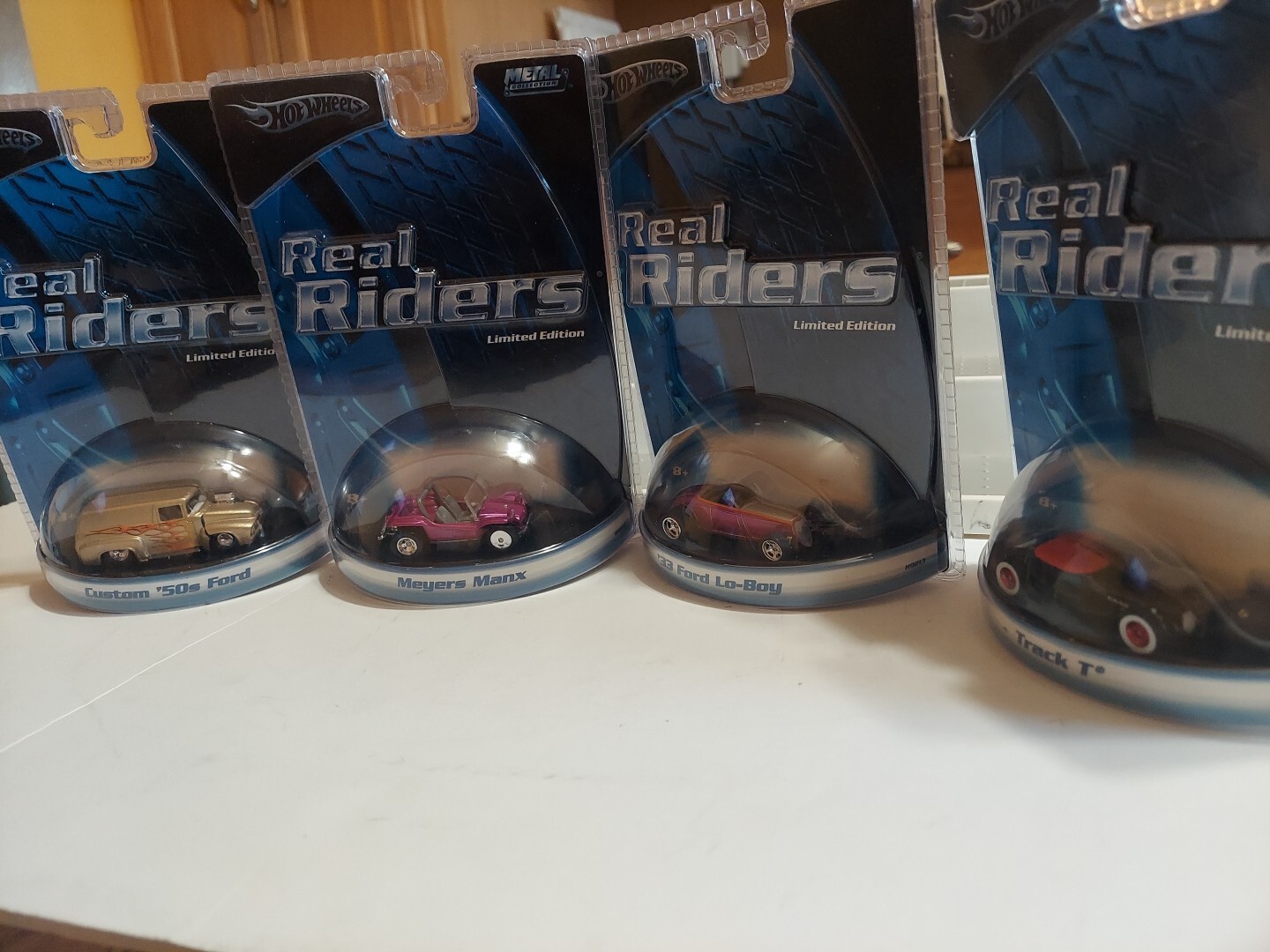 Hot Wheels Real Riders Lot of 4 2005 Limited Ed Track T 33 Ford Lo Boy  ++ NIP