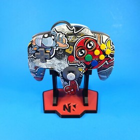 Custom Display Stand for N64 Controller - 3D Printed Multi Colors - Nintendo 64