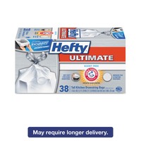Hefty Ultimate Kitchen Trash Bags 13 Gal White 1 Mil 38/box E83638 on sale Hefty Ultimate Kitchen Trash Bags 13 Gal White 1 Mil 38/box E83638 on sale