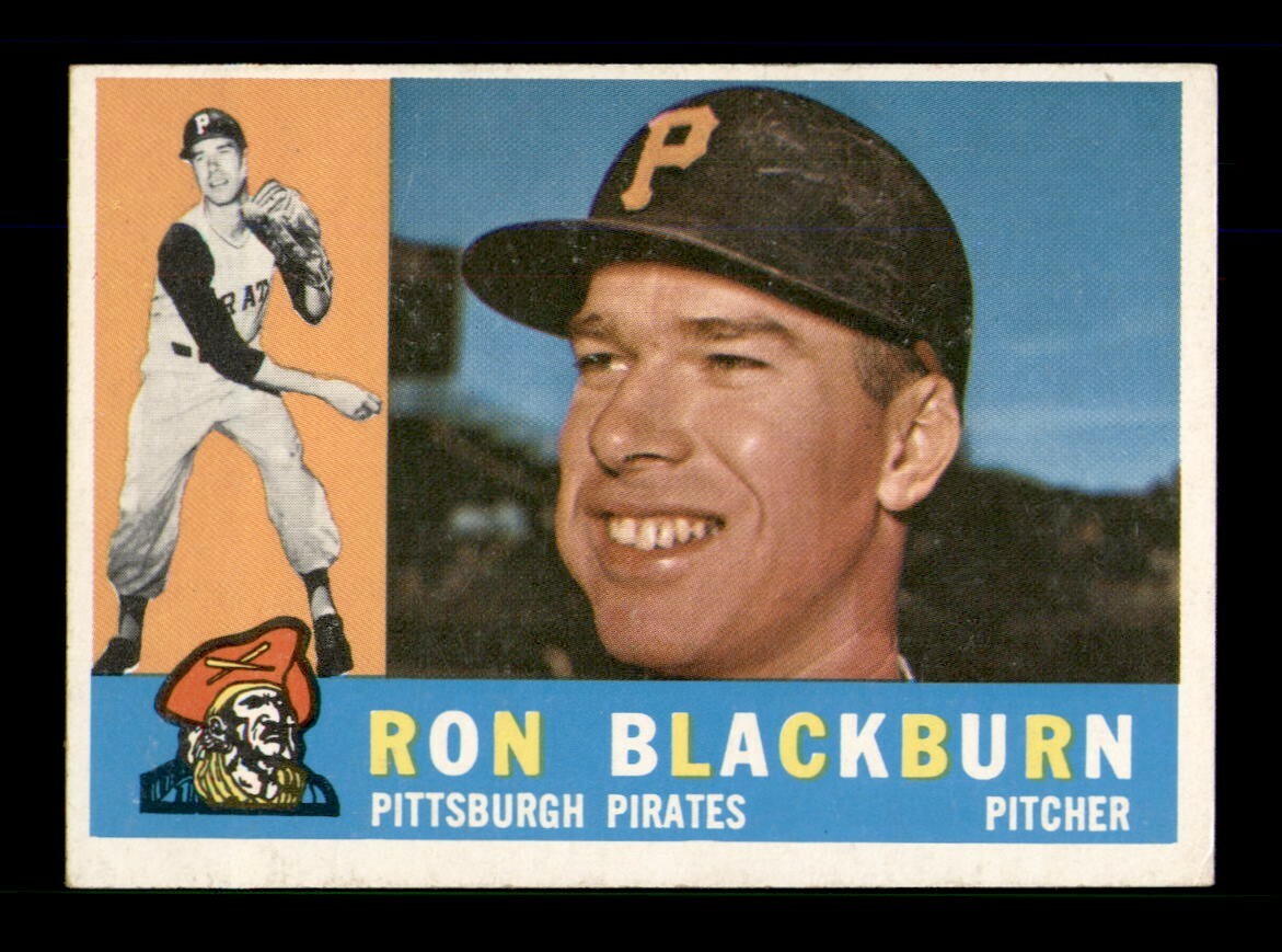 1960 Topps Set Break #209 Ron Blackburn EX *OBGcards*