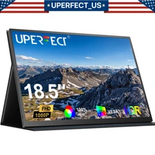 UPERFECT Portable Monitor 18.5 Inch 120Hz 100% sRGB 1080P for Portable Laptop PS