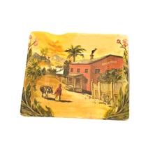 J.C.  Newman CIGAR Co 2 Rest Cigar Ashtray Brick House Cigar Ceramic Mint!!