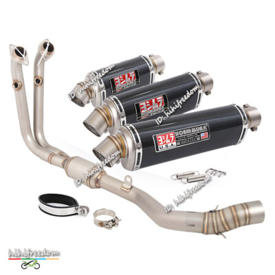 For CF-Moto 450SR 450SS 2022-2024 Exhaust System Header Link Pipe 51mm Mufflers