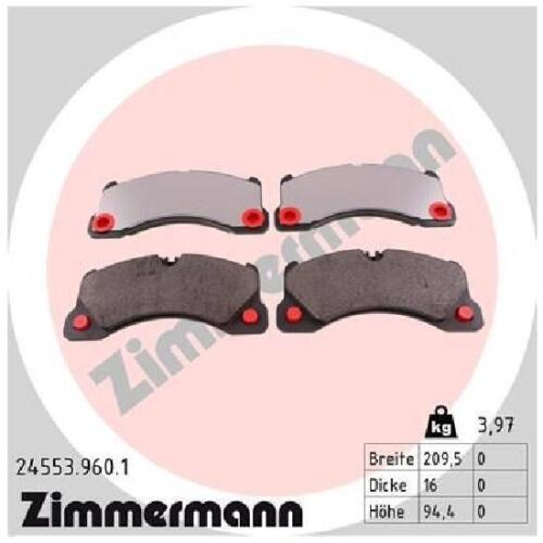 1x Zimmermann Bremsbelagsatz u.a. für Porsche Panamera Sport 971 4.0 | 588586 - Bild 1 von 2