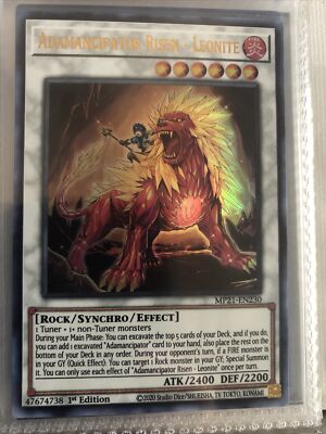 Yu-Gi-Oh! TCG Adamancipator Risen - Leonite 2021 Tin of Ancient Battles...