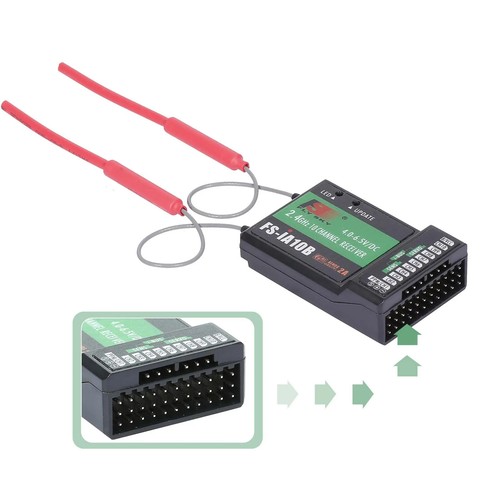 2.4GHz 10CH AFHDS 2A Transmitter with Receiver for RC Drone Airplane Helicopter - Picture 9 of 14