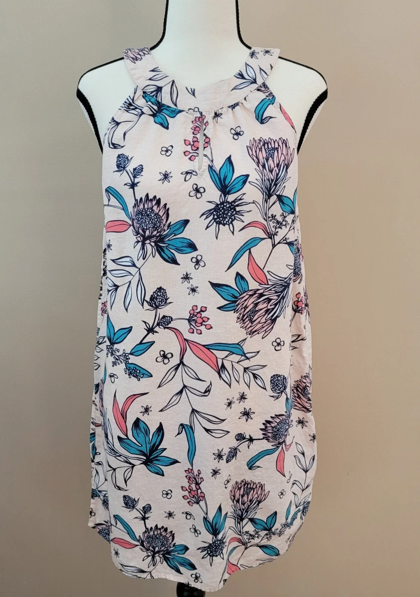 Rachel Ashwell Shift Dress Women s Size Small 100 Linen