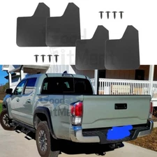 For Toyota Tacoma 1995-2023 Car Pickup Truck 4PCS Black Splash Guards Mud Flaps
