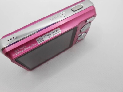 Exc+5 wz/Charger] Sony Cyber-shot DSC-W220 12.1MP Pink Compact