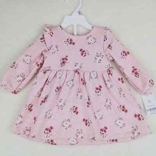 NWT Carter's Baby 2-Peice Dress Set Size 9mo in Pink w/ Floral Print