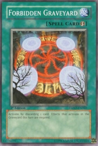 3 x Forbidden Graveyard - TSHD-EN060 - Common - 1st Edition Near Mint, English - Picture 1 of 1