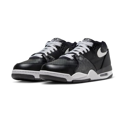 🔶️2023 STUSSY x NIKE AIR FLIGHT 89 LOW SP BLACK WHITE FD6475-001