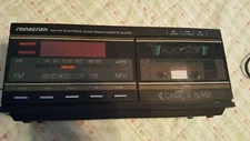 Vintage!! Sound Design 3838WAL AM/FM Cassette Player Alarm Clock
