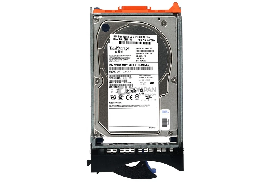 06P5764 IBM HDD 73.4GB 10K FATA 2G 3.5" LFF HOT-SWAP - Image 3 of 4