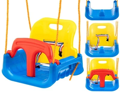 SEVICO Kinderschaukel Schaukelsitz Babyschaukel 3in1 Indoor Outdoor Gartenschaukel