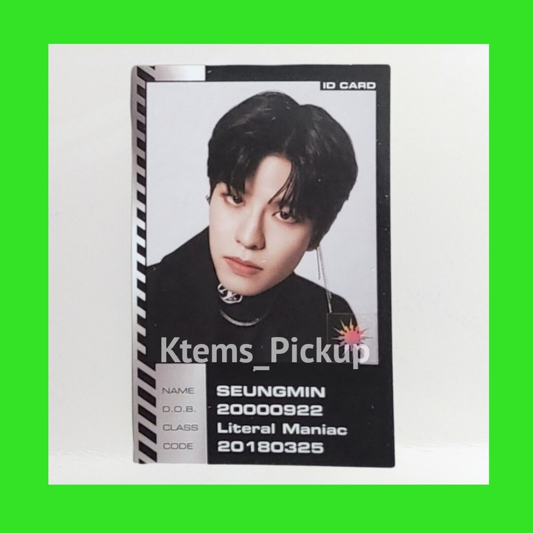 Stray Kids ODDINARY selfie official album photocard : SeungMin | eBay