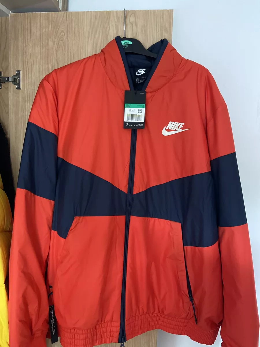 Mens Nike Bomber Jacket Red Navy Size XL RRP 90 eBay
