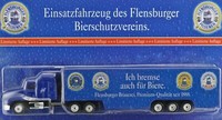 Flensburger Brauerei Mack Lkw Modell 1:87 Sattelzug Bier Aus Flensburg Plop