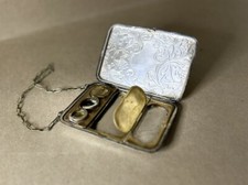 Vintage German Silver Dancing Coin Purse