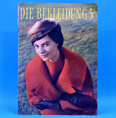 Die Bekleidung  5 / 1959 DDR Schnittbogen Mode Vogue Tageskleid Komplet Eleganz