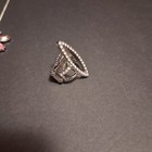 Best Pick Paparazzi - Icy Intuition White Adjustable Ring — photo 2