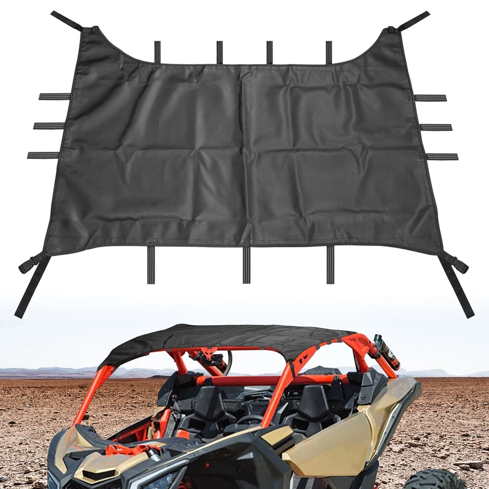 For 2017-2025 Can Am Maverick X3 / RR Soft Roof Top Canvas Cover UTV ATV Part - Image 2 of 4