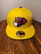 Jacksonville Jumbo Shrimp MiLB Capt Crustacean New Era 59Fifty Hat Cap 7 1/4 New