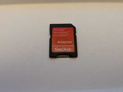 SanDisk Micro SD to SD Card Adapter - Red